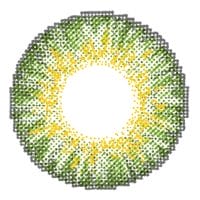 chic green contact lenses