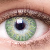 chic green contact lenses